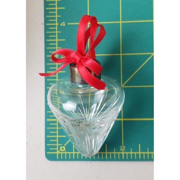 Lenox Crystal Starlight Christmas Ornament in Original Box 1989 silver collar - Picture 8 of 10